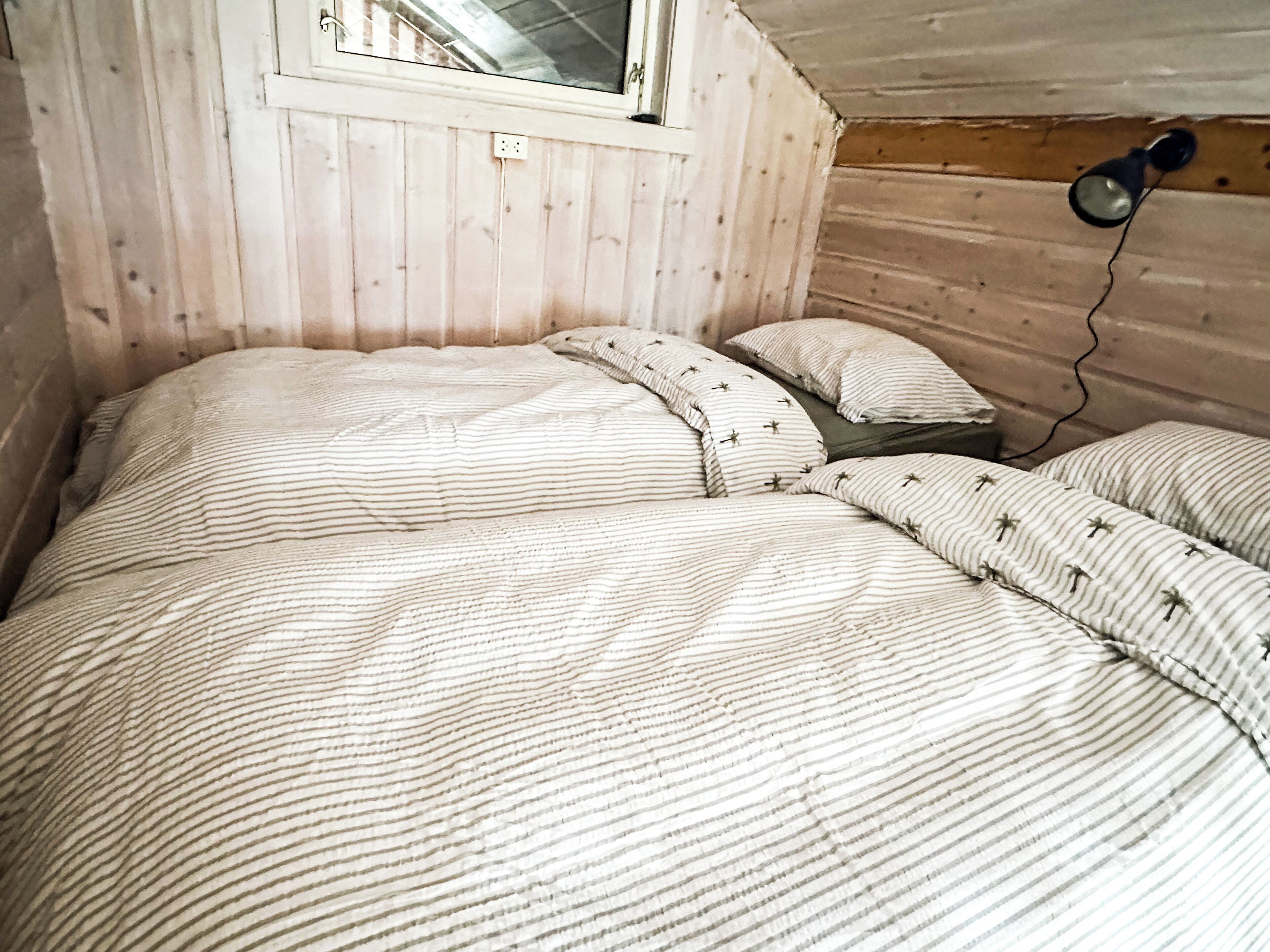 4 habitaciones y ropa de cama 