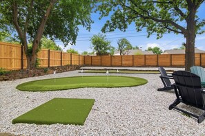 Property grounds - Putting Green Bocce Court Firepit in Tulsa (Tulsa)