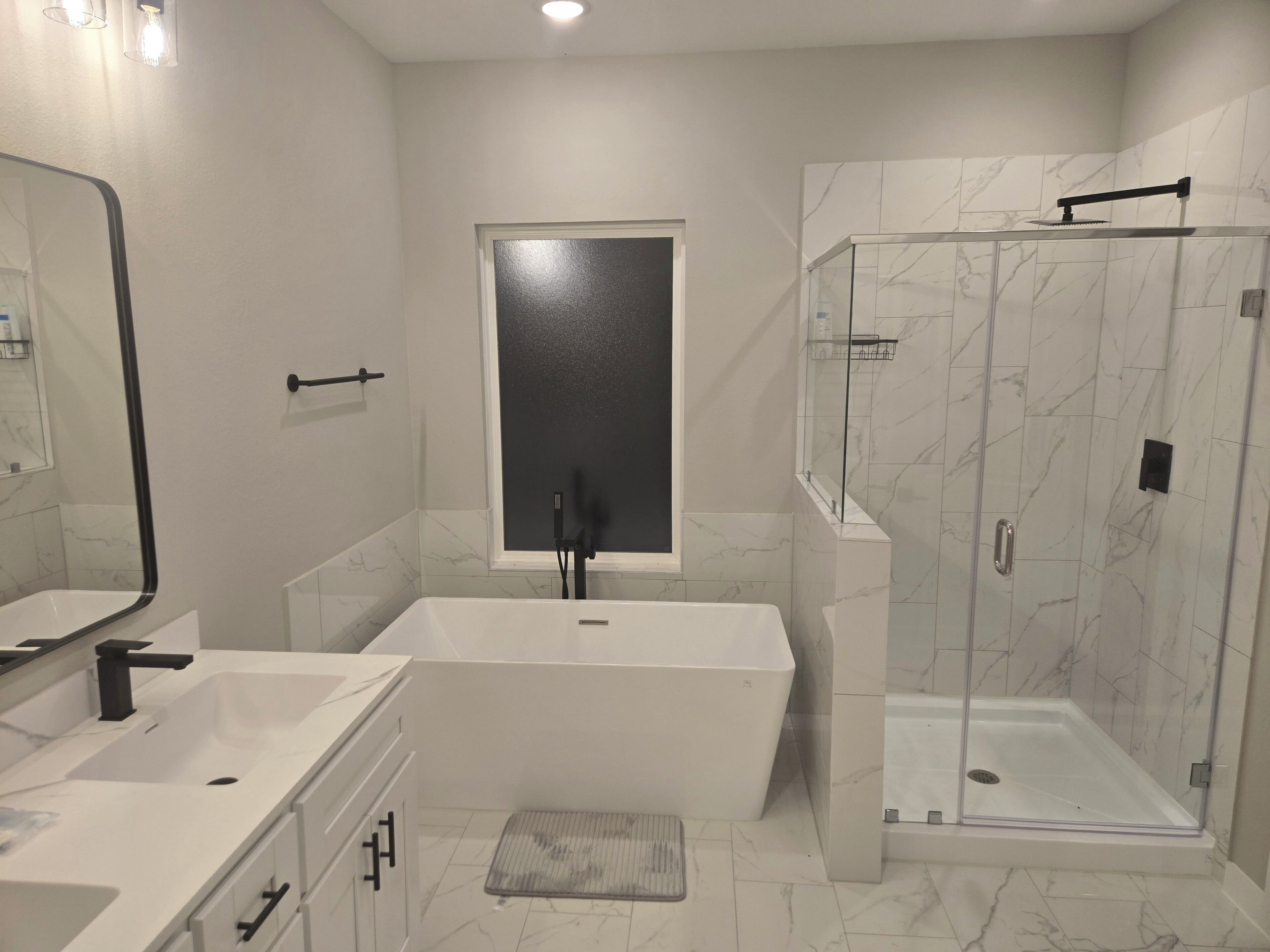 Towels, soap, toilet paper