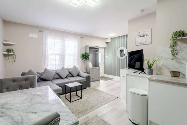 TV - Spacious 1 Bed Apartment in Whitehall, Bristol (Redfield)