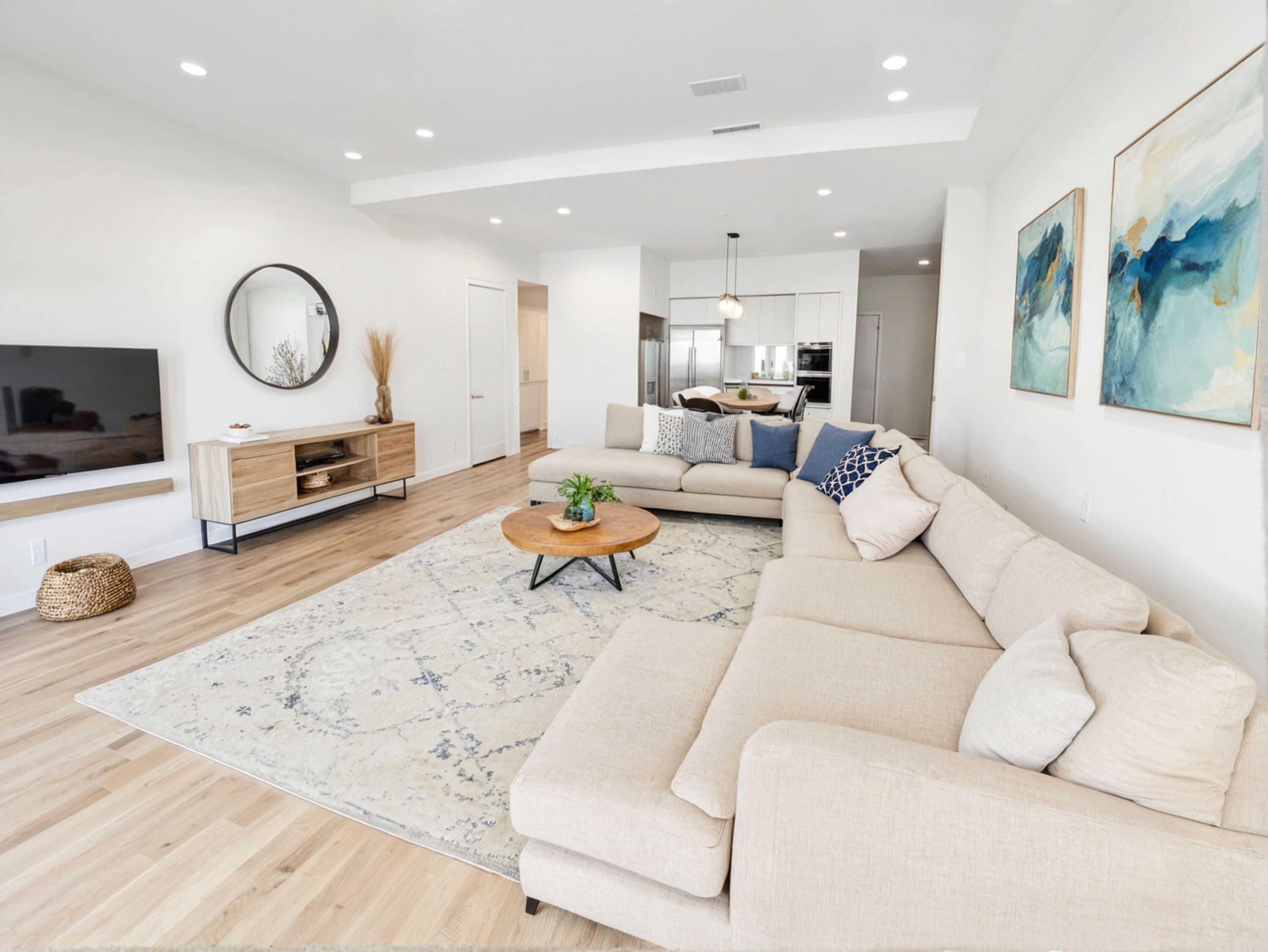 Premium Penthouse | Living area | 55-inch Smart TV with digital channels