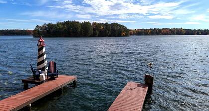 Lake Minocqua Island Home - Walk to Town - Sleep 6