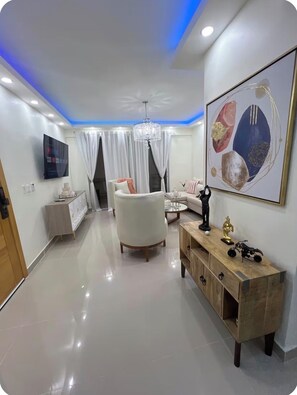 Interior - 3-bedroom apartment in pleasant Santo Domingo with AC (Santo Domingo)
