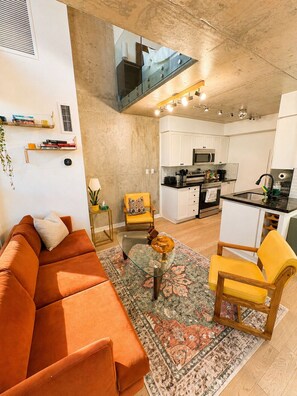 Living area - 2 Storey King West Loft | 15 min walk to BMO Field (Toronto)