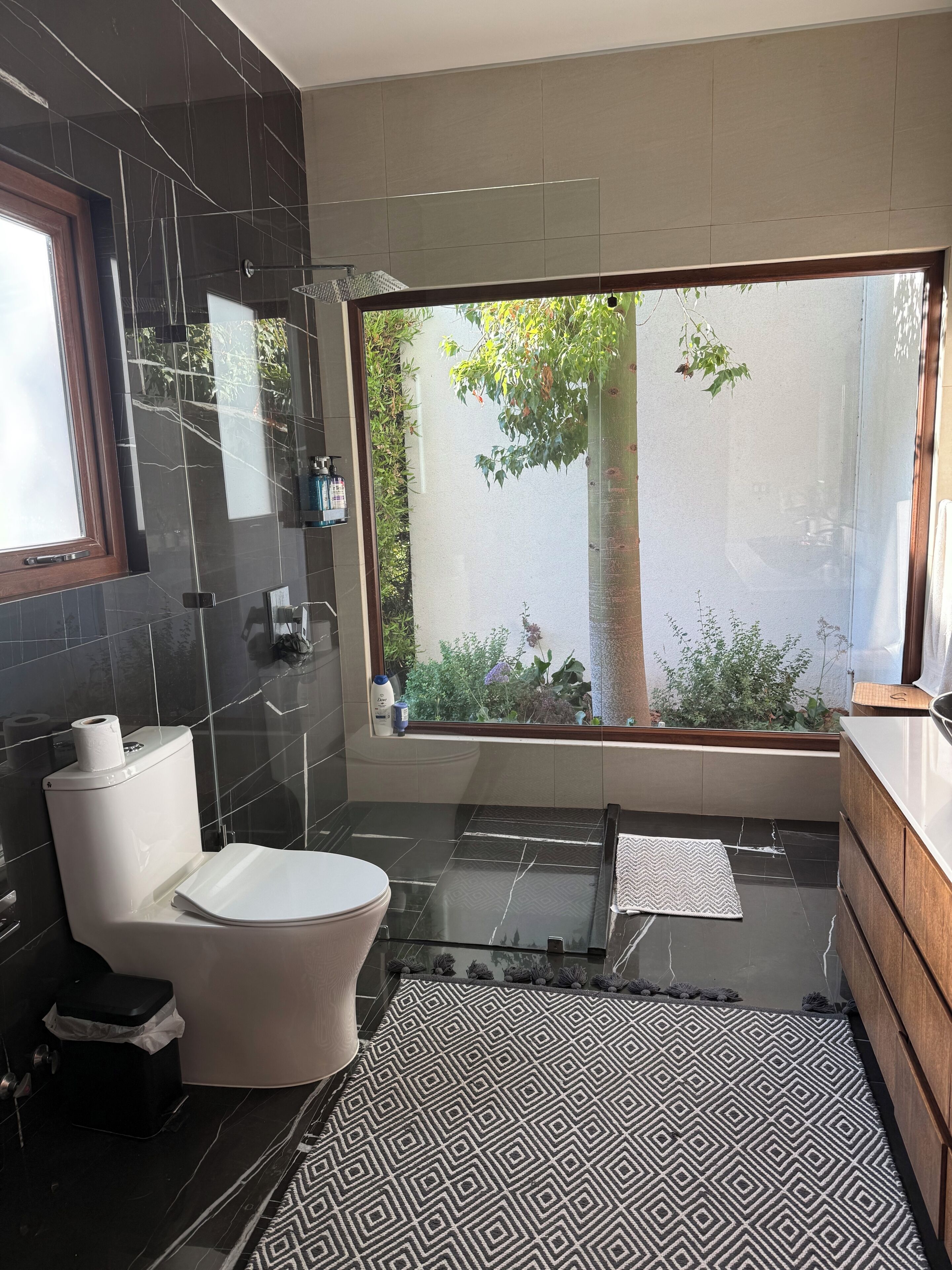 Towels, soap, toilet paper