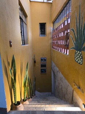 Interior entrance