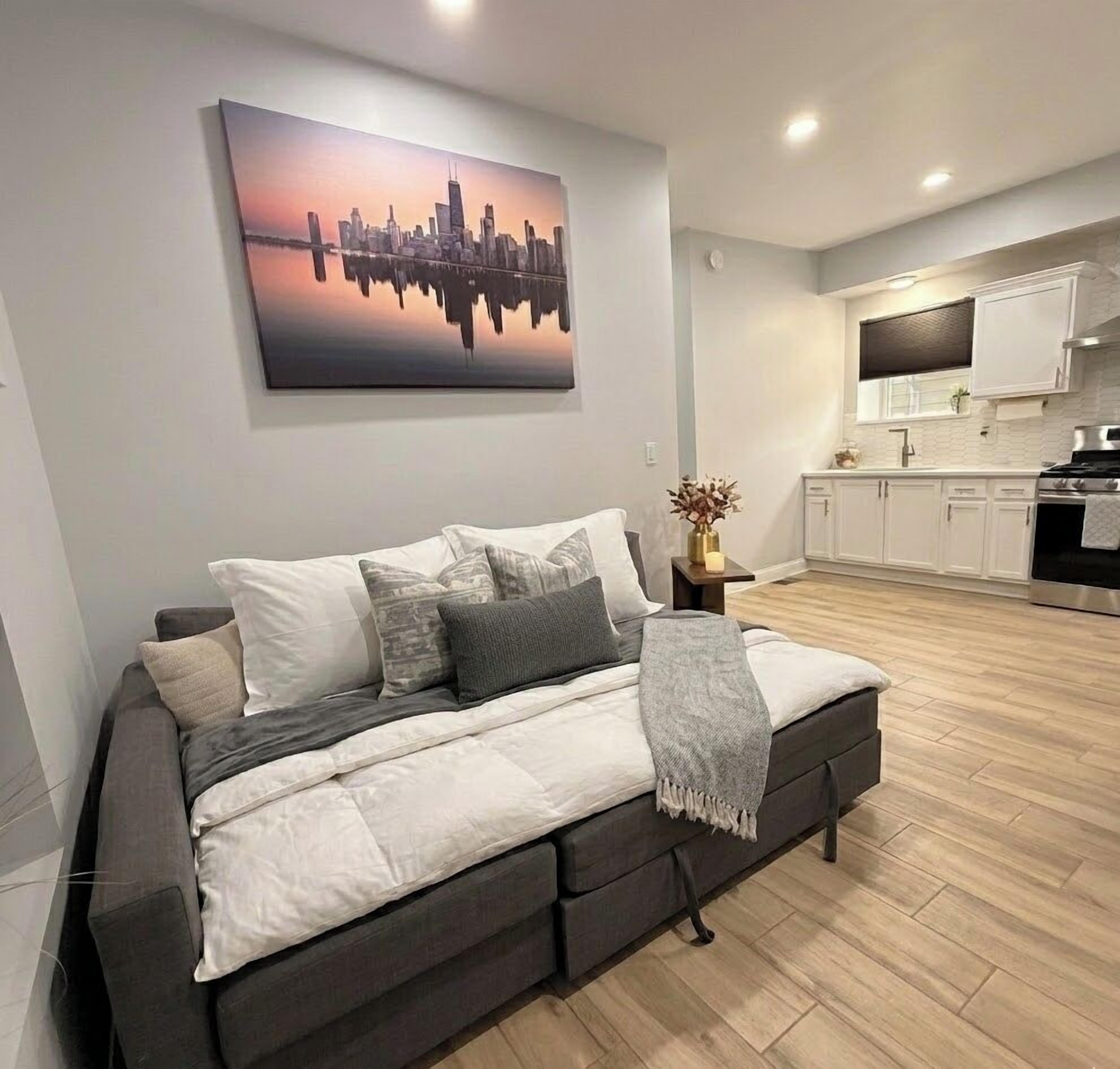 1 habitación, tabla de planchar con plancha, wifi gratis y ropa de cama 