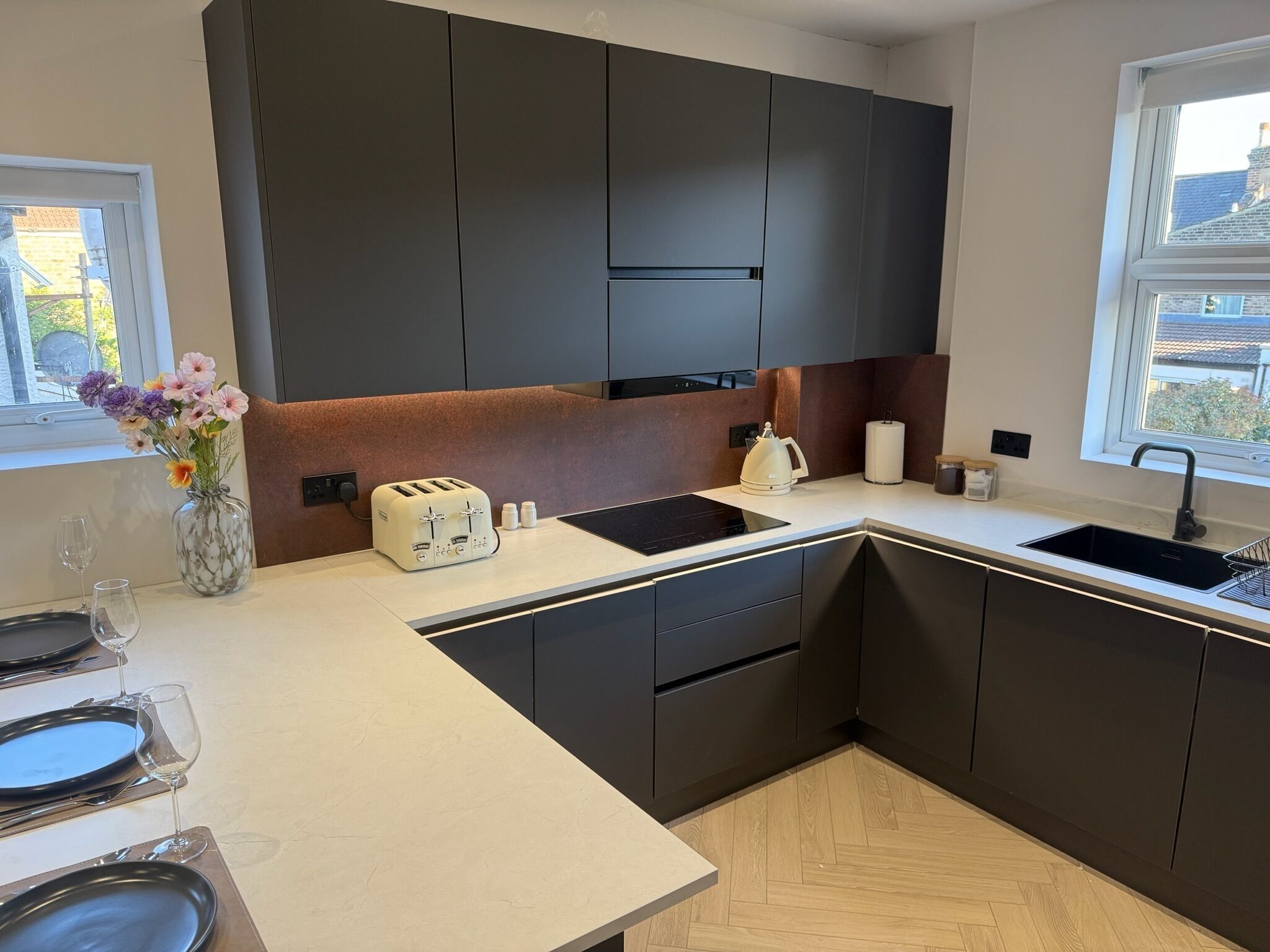 Microwave, oven, stovetop