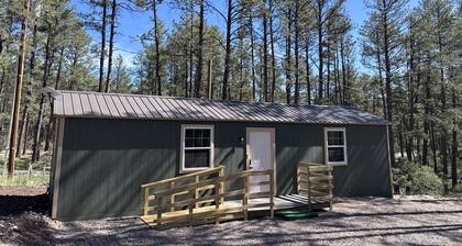 Cozy cabin less than 1 mile off the paved road in Timberon.