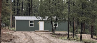 Cozy cabin less than 1 mile off the paved road in Timberon.