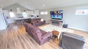 Living area - Cozy Lake Edwards Private Lake Retreat. (Merrifield)