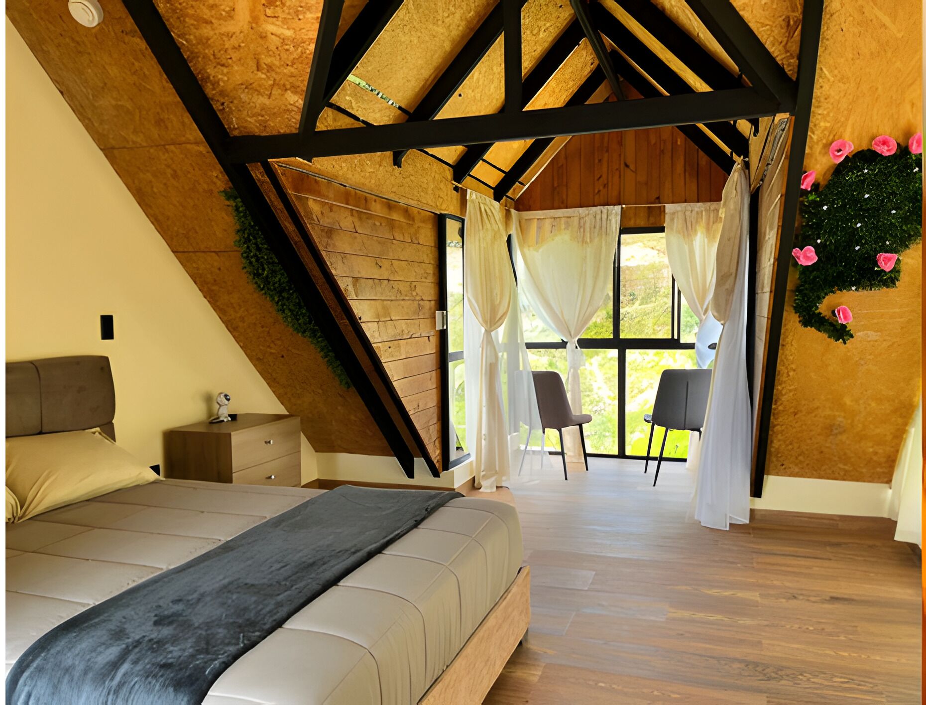 Deluxe Double Room, Patio, Mountain View