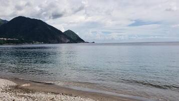 Shared Dormitory, Women only, Non Smoking, Beach View | Beach | On the beach, black sand