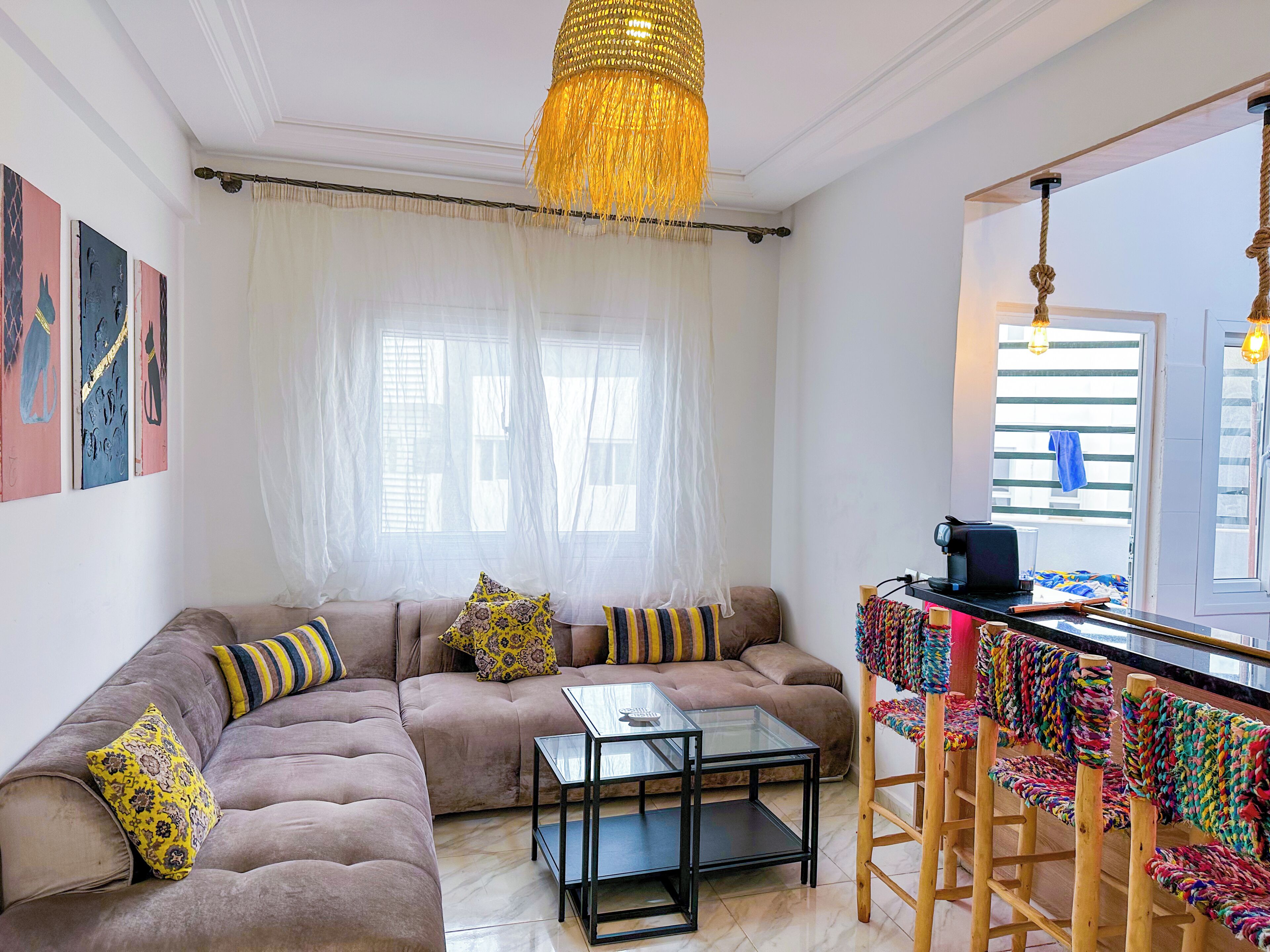 Comfort-Apartment, 2 Schlafzimmer, Gartenblick | Wohnbereich