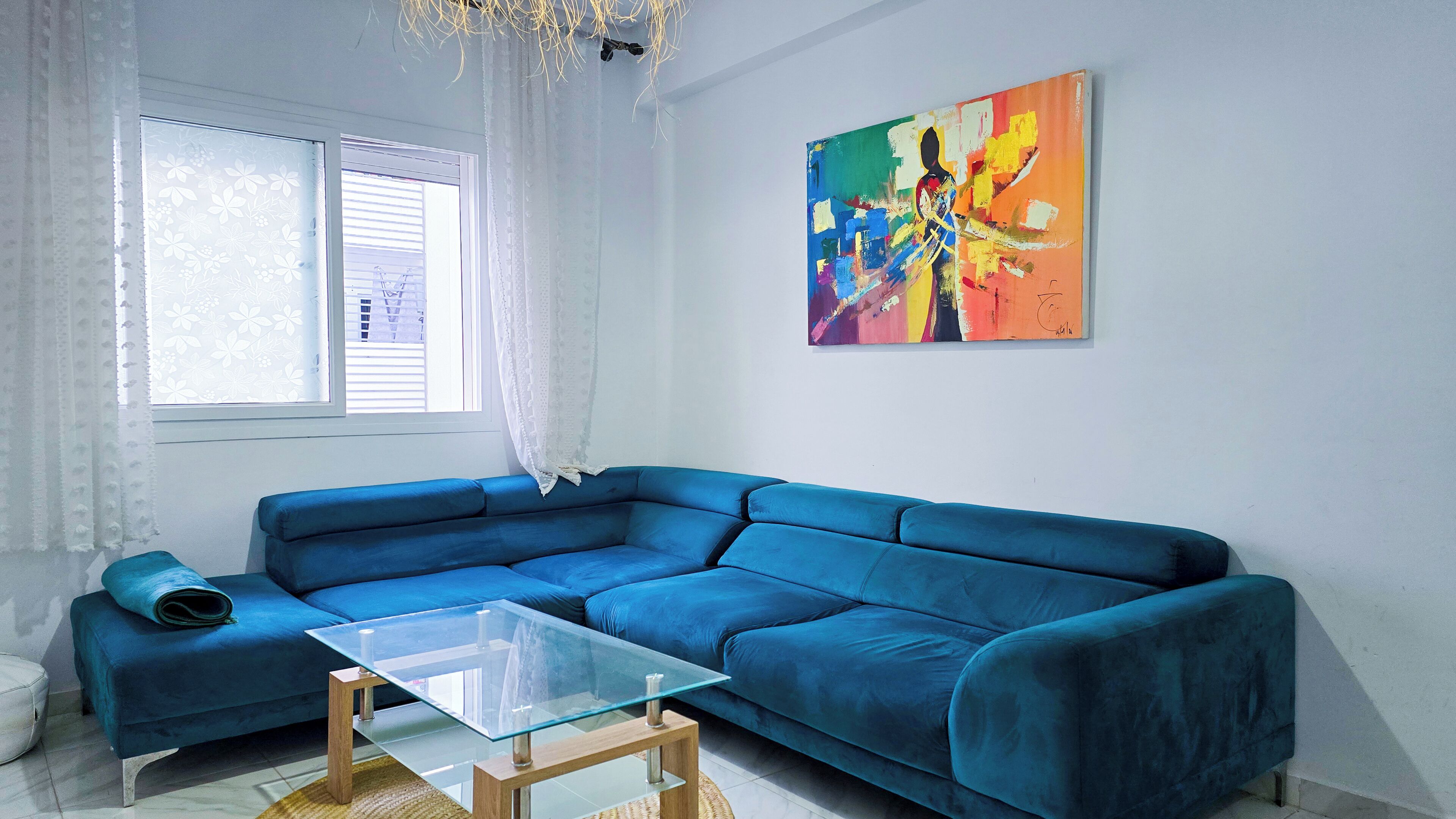 Apartamento família, 3 quartos, vista para o jardim | Área de estar