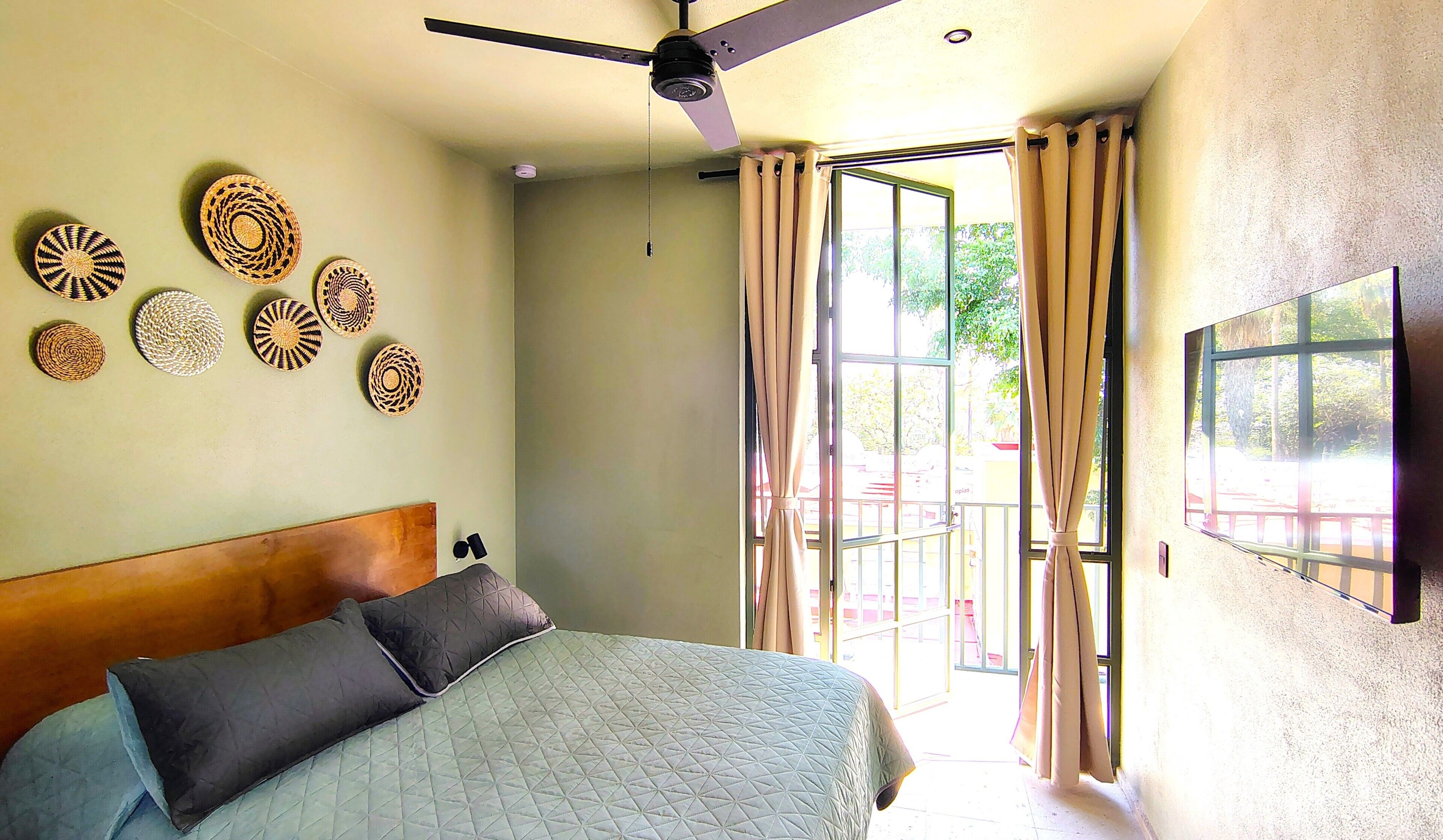 Deluxe Double Room, Pool View | In-room safe, blackout curtains, iron/ironing board, free WiFi