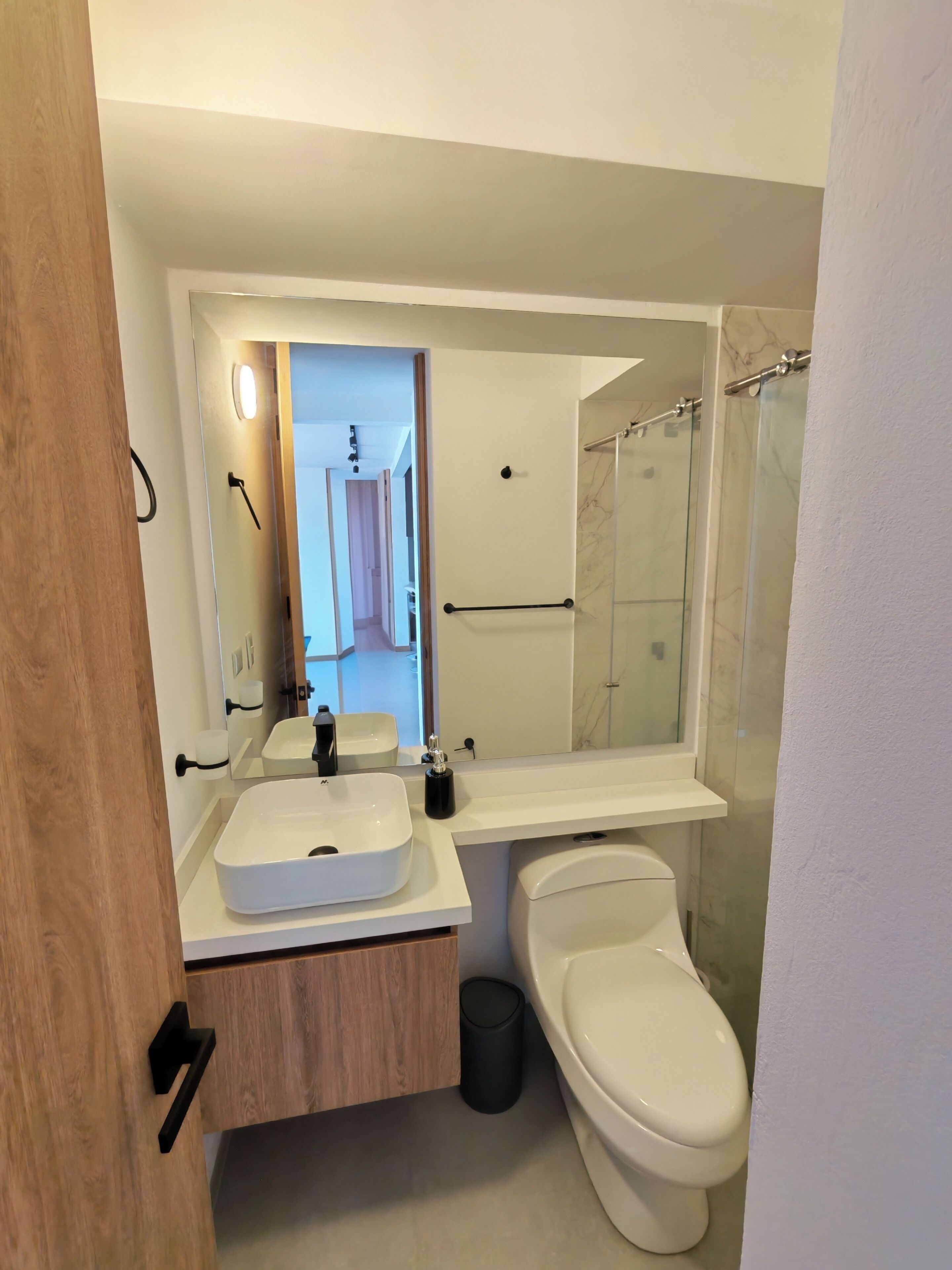 Towels, soap, toilet paper