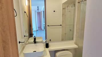 Towels, soap, toilet paper