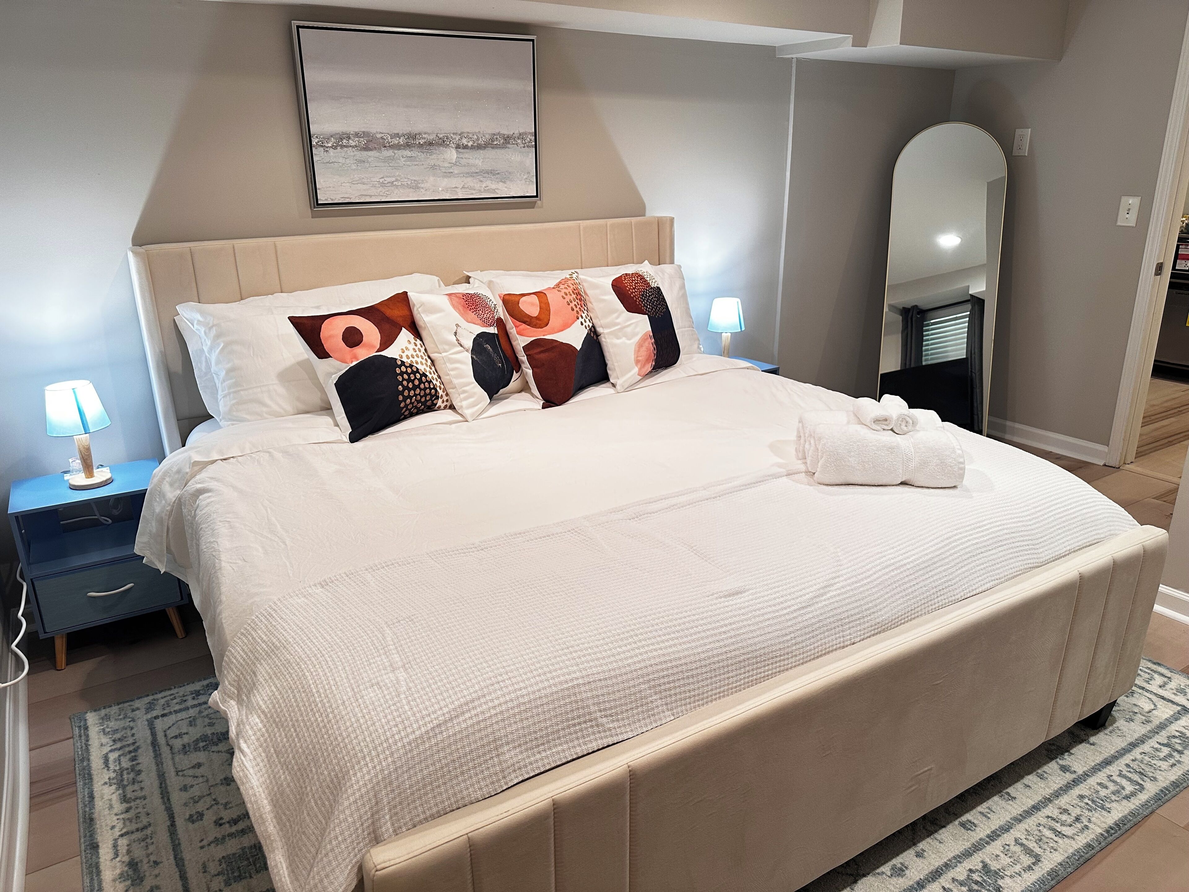 1 chambre, bureau, fer et planche à repasser, Wi-Fi gratuit