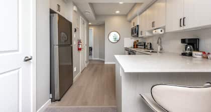 Modern 2BR Suite | Private Entry, Parking, Near Trails & Transit