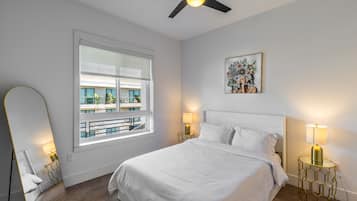 1 habitación, tabla de planchar con plancha, wifi y ropa de cama