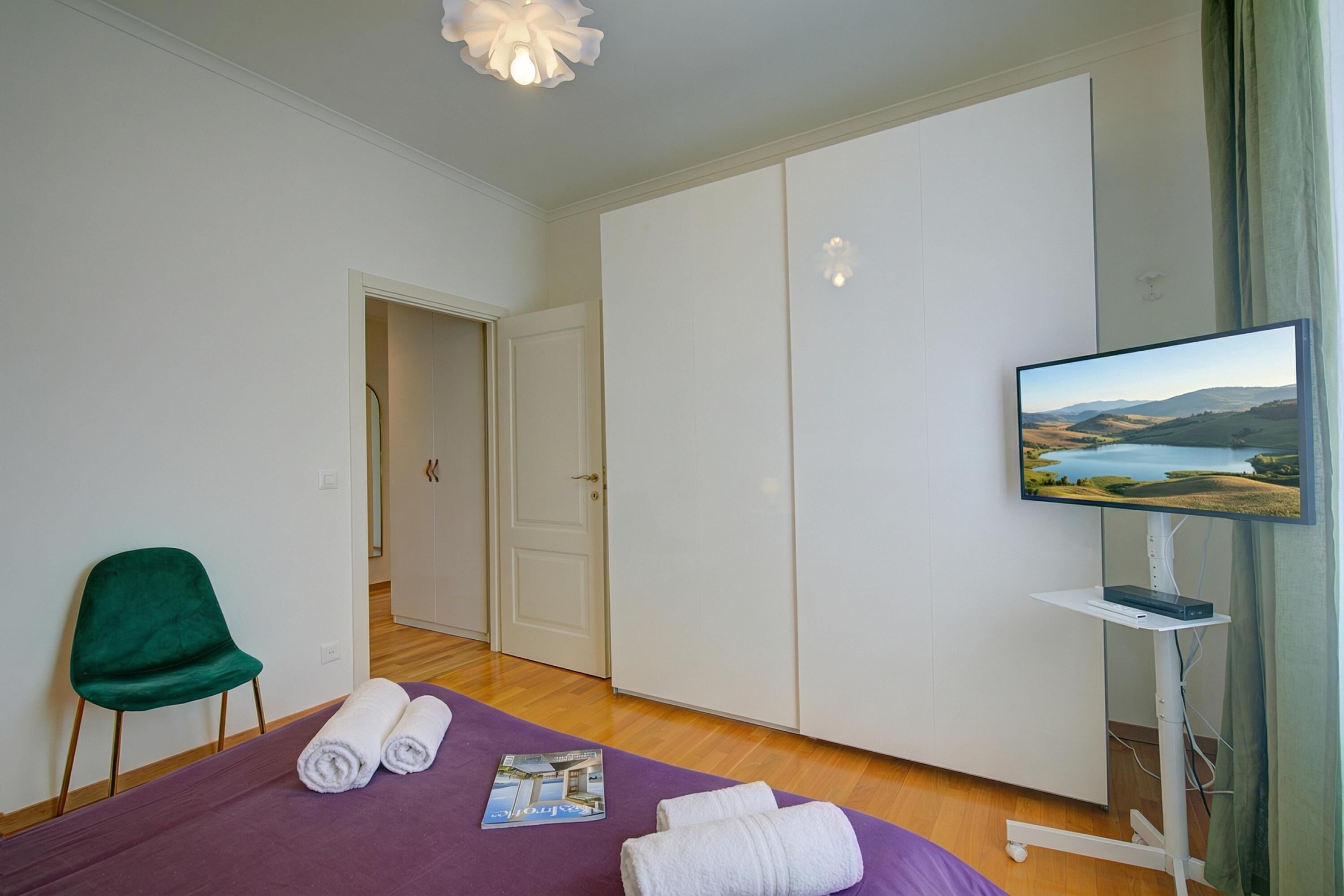 2 chambres, accès à Internet, literie fournie