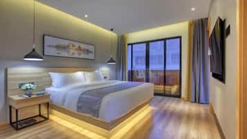 Suite Luxe, balcon, vue ville