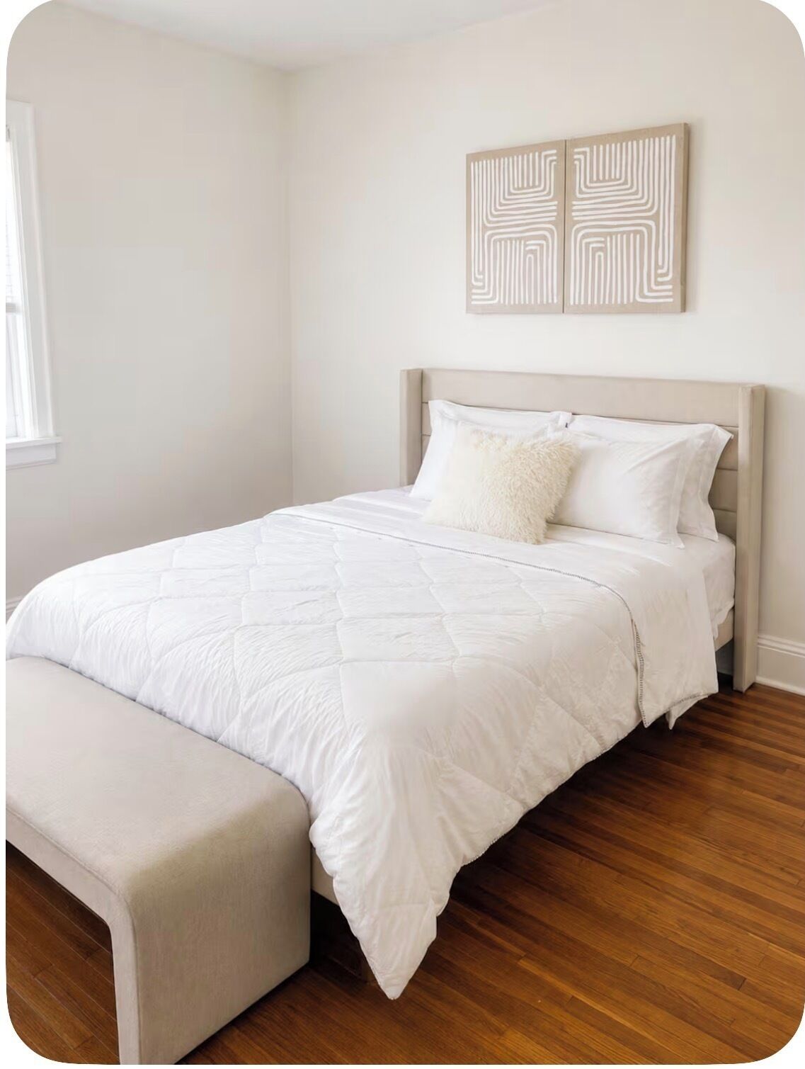3 bedrooms, internet, bed sheets