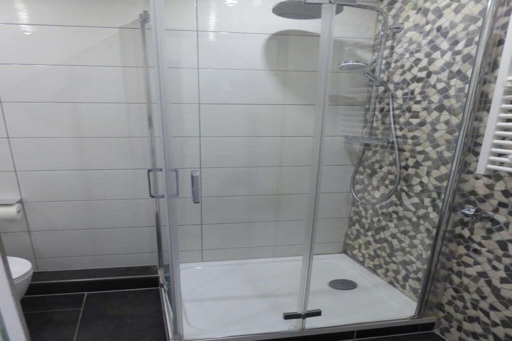 Haartrockner, Handtücher, Seife, Toilettenpapier