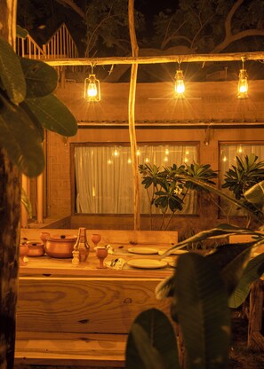 Opções para refeição ao ar livre