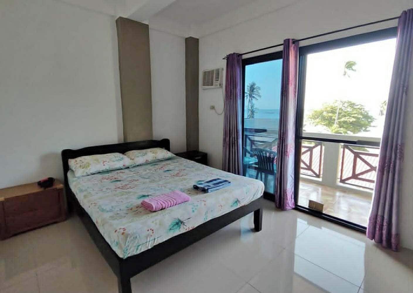 Chambre double, balcon, vue sur la mer | Accès au Wi-Fi (inclus), literie fournie