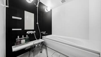 Free toiletries, hair dryer, slippers, towels