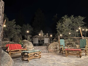 Terrace/patio - Mountain and Ski Slope Views Eagle Mountain Estate Private Retreat (Big Bear Lake)