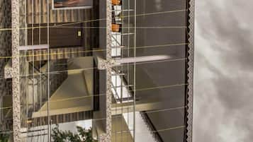 Fassade der Unterkunft