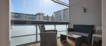 Bright 1BR Apt in Central Raisio | Balcony & Sauna