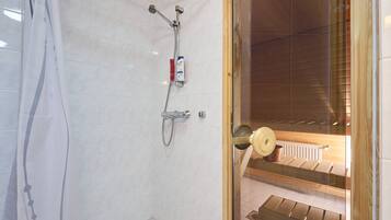 Hair dryer, towels