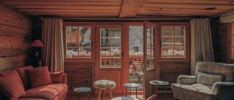 Chalet Chez Berthe | Zona de estar
