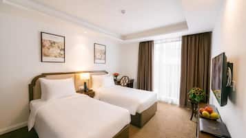 Premium Twin Room | Blackout drapes, iron/ironing board, free WiFi