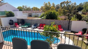 Pool - Villa in Marbella near the beach, private pool, 4 bedrooms, 3 bathrooms, sleeps 10 (Marbella)