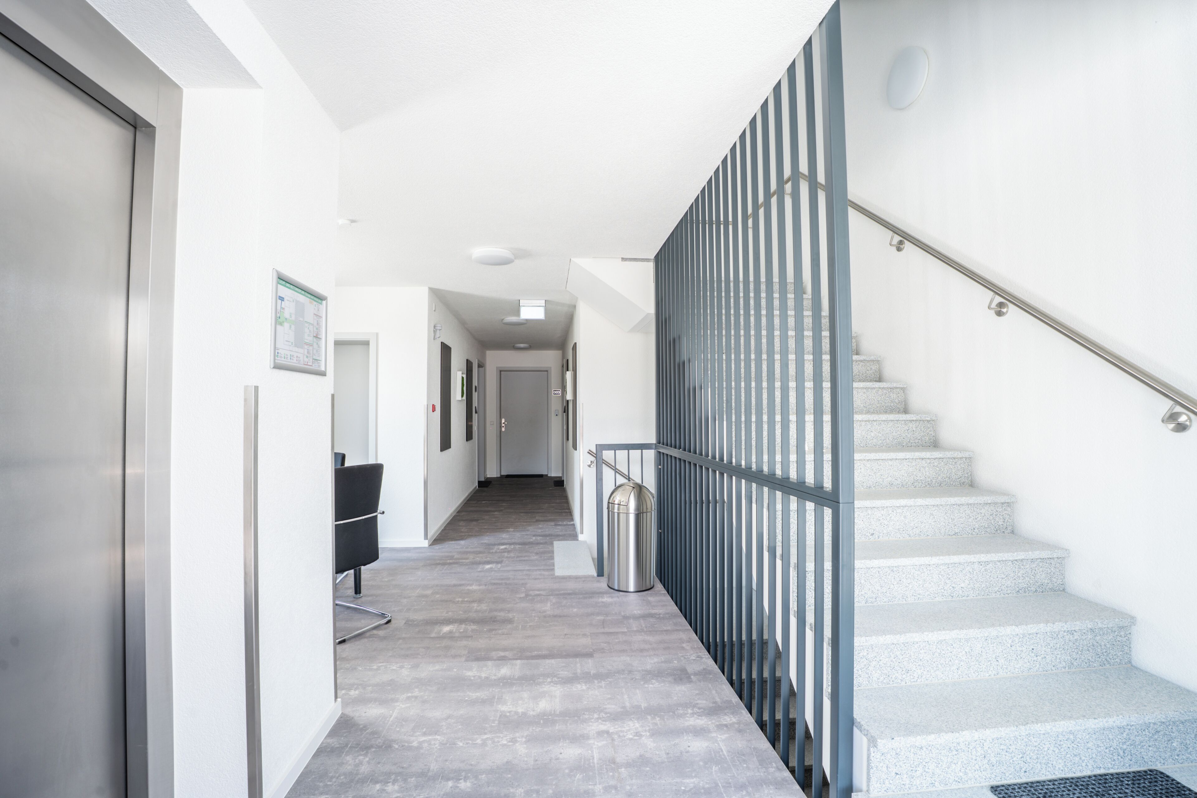 Interior entrance