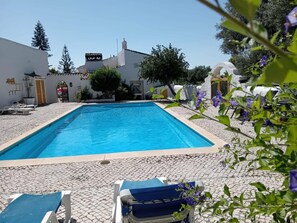 Pool - Lovely pet friendly farmhouse with seaview & big pool (Loulé)
