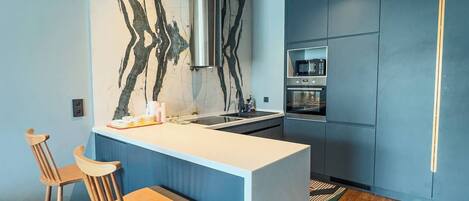 Apartment, 1 Bedroom, Accessible, Private Pool | Private kitchen