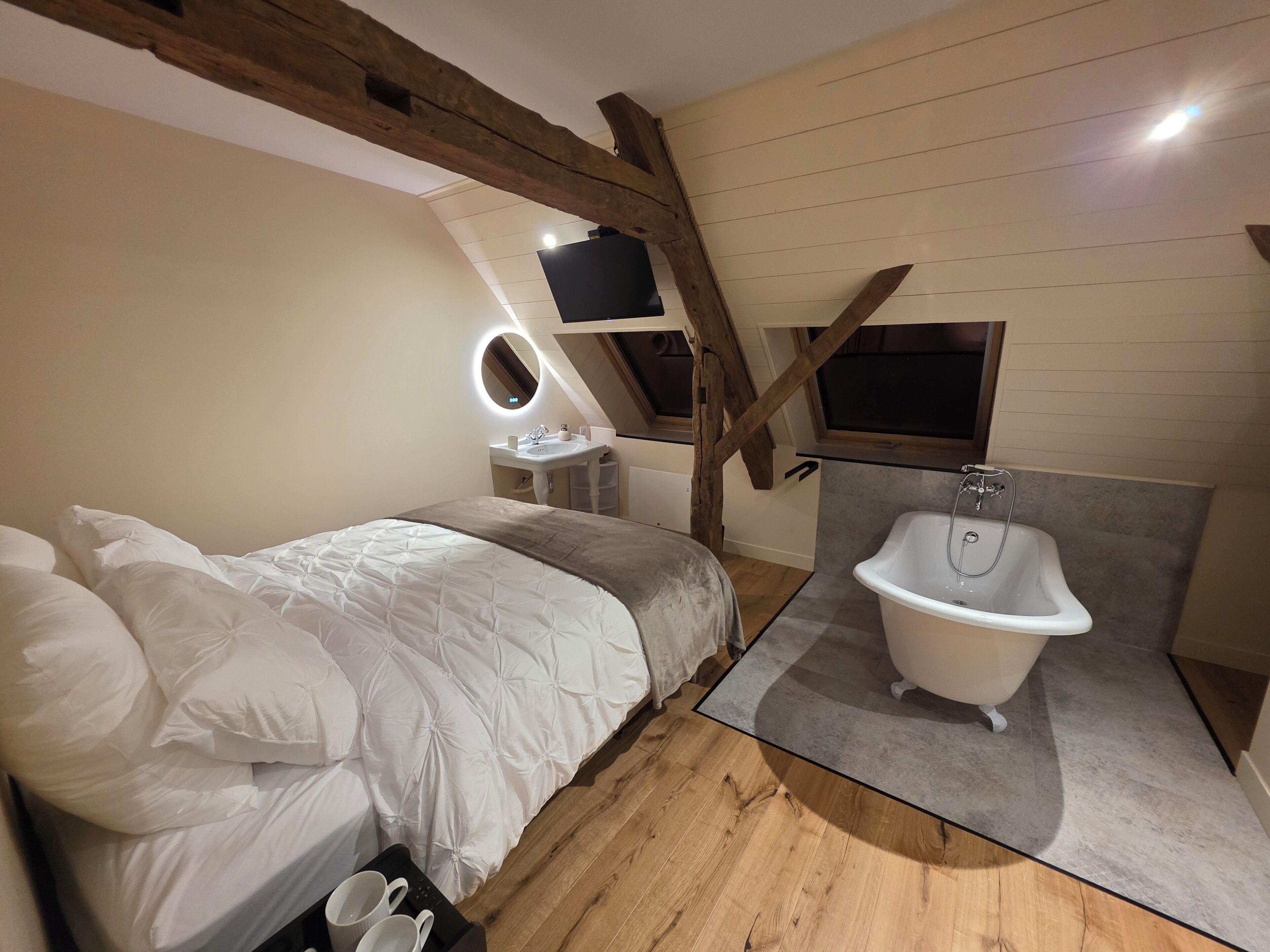 Comfort dubbelrum - utsikt mot trädgården