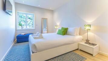 2 slaapkamers, een strijkplank/strijkijzer, wifi, beddengoed
