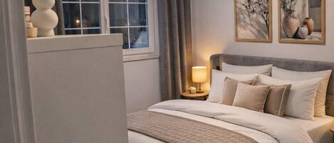 2 chambres, fer et planche Ă repasser, Wi-Fi gratuit, draps fournis