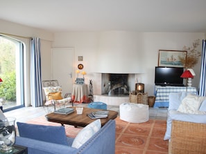 TV - Family house with sea view - 12 guests (Arzon)