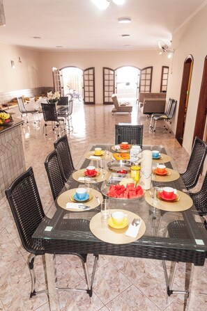 Opções para refeição