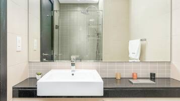 LÀgenhet Standard - 1 sovrum - kök - utsikt mot havsviken | Badrum