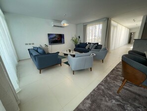Villa, 5 Bedrooms, Sea View | Living area - Fouka North Coast ST2-29 With Pool (Marsa Matrouh)