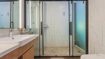Camera Comfort con letto matrimoniale o 2 letti singoli | Bagno | Doccia, asciugacapelli, asciugamani, sapone